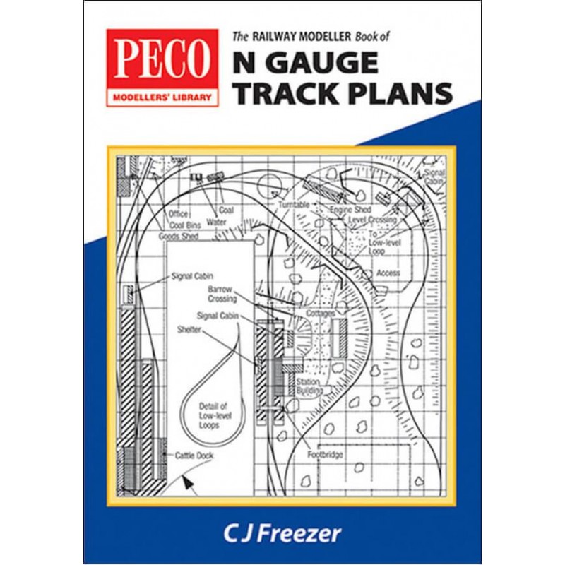 Peco Railway Modeller Book of N gauge Track Plans All Gauges PB-4
