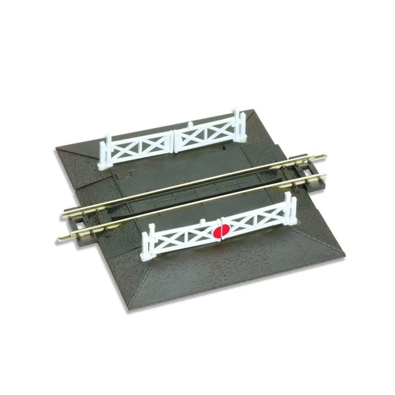 Peco Straight Level Crossing, complete with 2 ramps & 4 gates N Gauge ST-20