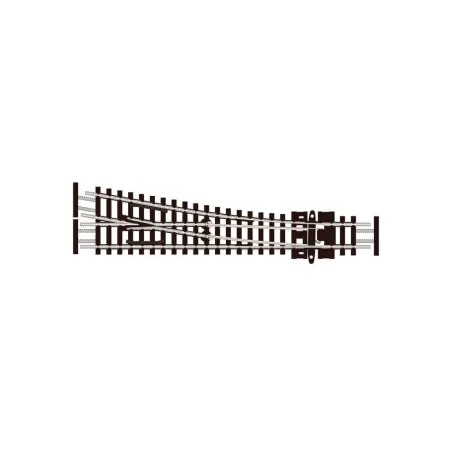 Peco Small radius R/H N Gauge SL-E391F