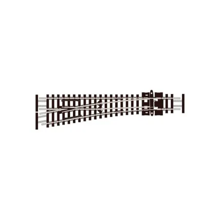 Peco Small radius L/H N Gauge SL-E392F