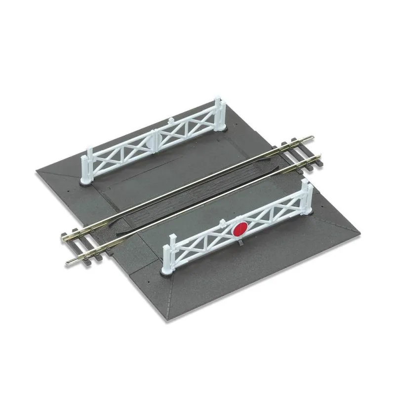 Peco Straight Level Crossing, complete with 2 ramps & 4 gates OO/HO Gauge ST-268