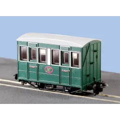 Peco Talyllyn Coach With Buffers OO9 Gauge GR-505