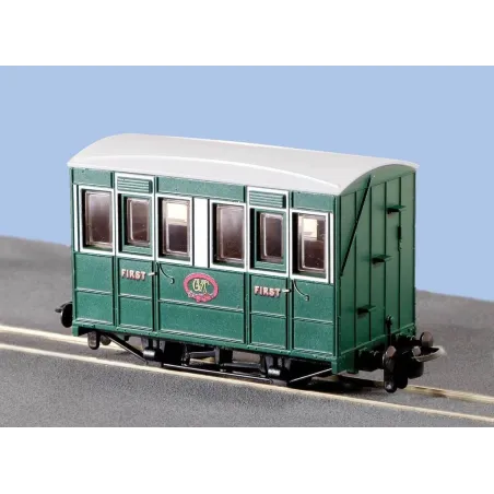 Peco Talyllyn Coach With Buffers OO9 Gauge GR-505