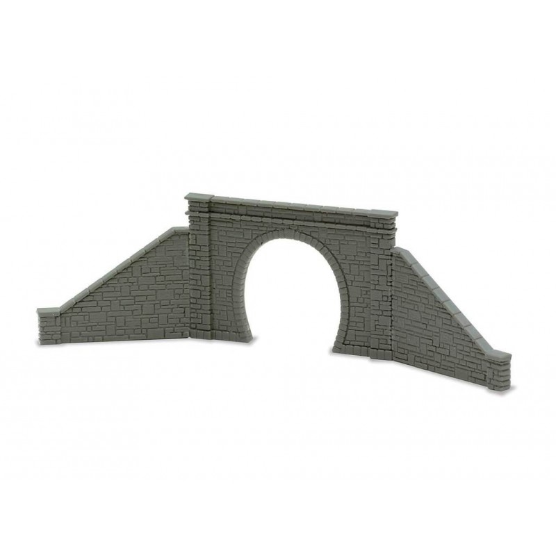 Peco Tunnel Mouth & Walls, stone type, single track N Gauge NB-31