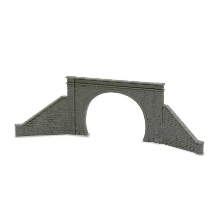 Peco Tunnel Mouth & Walls, stone type, double track N Gauge NB-32