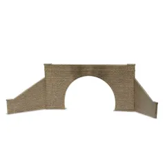 Peco Tunnel Mouth & Walls, stone type, double track O Gauge LK-732