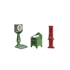 Peco Ticket,Weighing & Label Machines (cast white metal) O Gauge LK-755