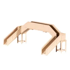 Ratio Concrete Footbridge N Gauge 222