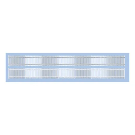 Ratio GWR Trackside Fencing, White, Straights N Gauge 244