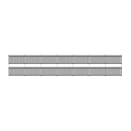 Ratio GWR Spear Fencing, Black, Straights N Gauge 245