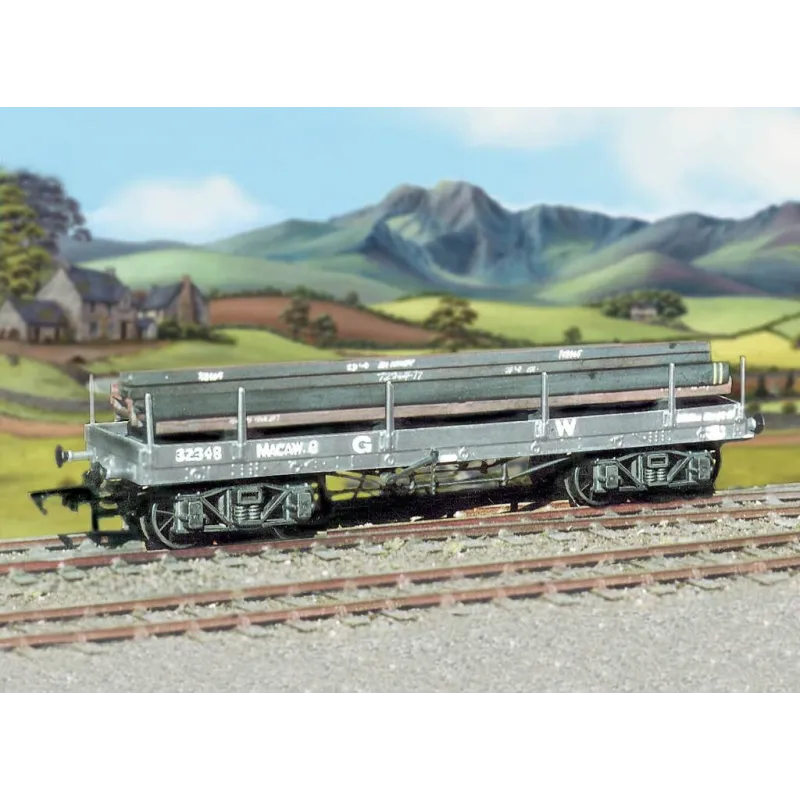 Ratio GWR Bogie 'A' Flat Wagon (with girder load) All Gauges 562