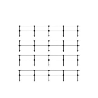 Ratio Hand Rail Stanchions - Double Rail All Gauges 144