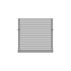 Ratio 4 x Plain Board End PanelsWindow Panels OO/HO Gauge GJ01