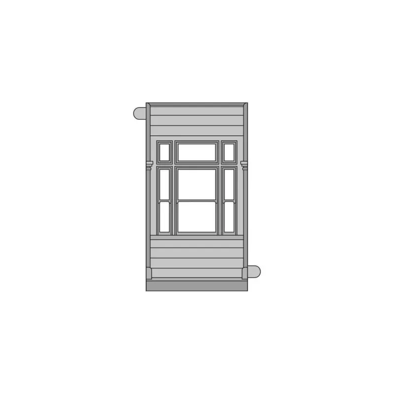 Ratio 4 x Window Panels OO/HO Gauge GJ02