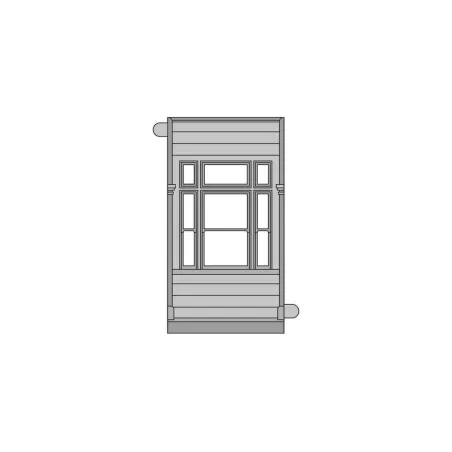 Ratio 4 x Window Panels OO/HO Gauge GJ02