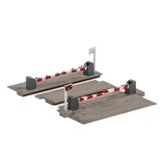 Ratio level Crossing with Barriers N Gauge 235