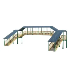 Ratio Modular Covered Footbridge N Gauge 248