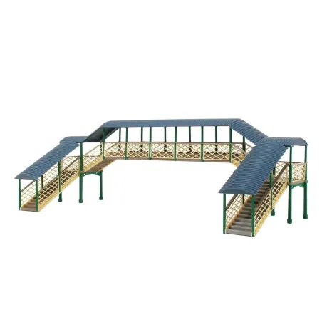 Ratio Modular Covered Footbridge N Gauge 248