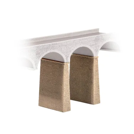 Ratio Two Stone Piers N Gauge 254