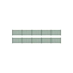 Ratio Picket fencing, green (straight only) OO/HO Gauge 431