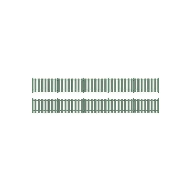 Ratio Picket fencing, green (straight only) OO/HO Gauge 431