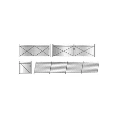 Ratio Spear Fencing (gates & ramps) OO/HO Gauge 435