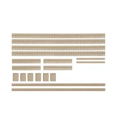 Ratio Station Valancing, Notice Boards OO/HO Gauge 516