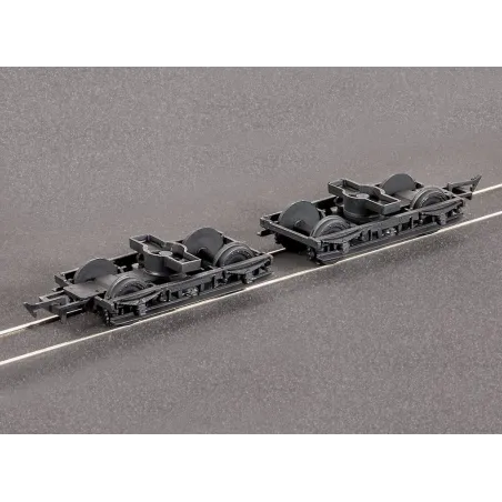 Ratio MR 10ft Coach Bogies & wheels x 2 All Gauges 107