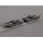 Ratio MR 10ft Coach Bogies & wheels x 2 All Gauges 107