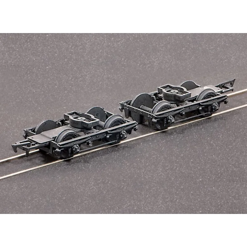 Ratio LNWR 8ft Coach Bogies & wheels x 2 All Gauges 108