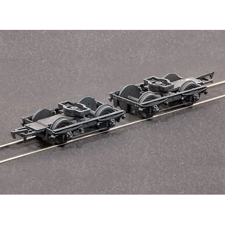 Ratio LNWR 8ft Coach Bogies & wheels x 2 All Gauges 108