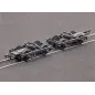 Ratio LNWR 8ft Coach Bogies & wheels x 2 All Gauges 108