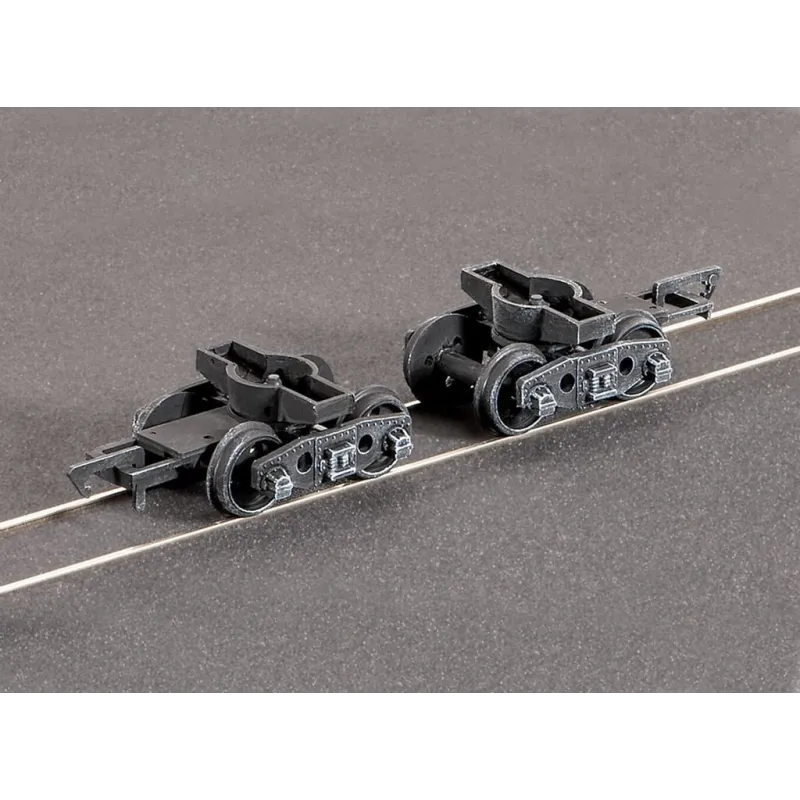 Ratio Pr. GWR Plate Wagon Bogies, (spoked wheels) All Gauges 126
