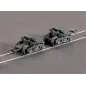 Ratio Pr. GWR Plate Wagon Bogies, (spoked wheels) All Gauges 126