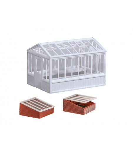 WILLS KITS Greenhouse & cold Frames, inc. Glazing Material OO/HO Gauge SS20