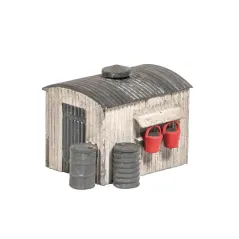 WILLS KITS Lamp Huts With Oil Drums (2) OO/HO Gauge SS22