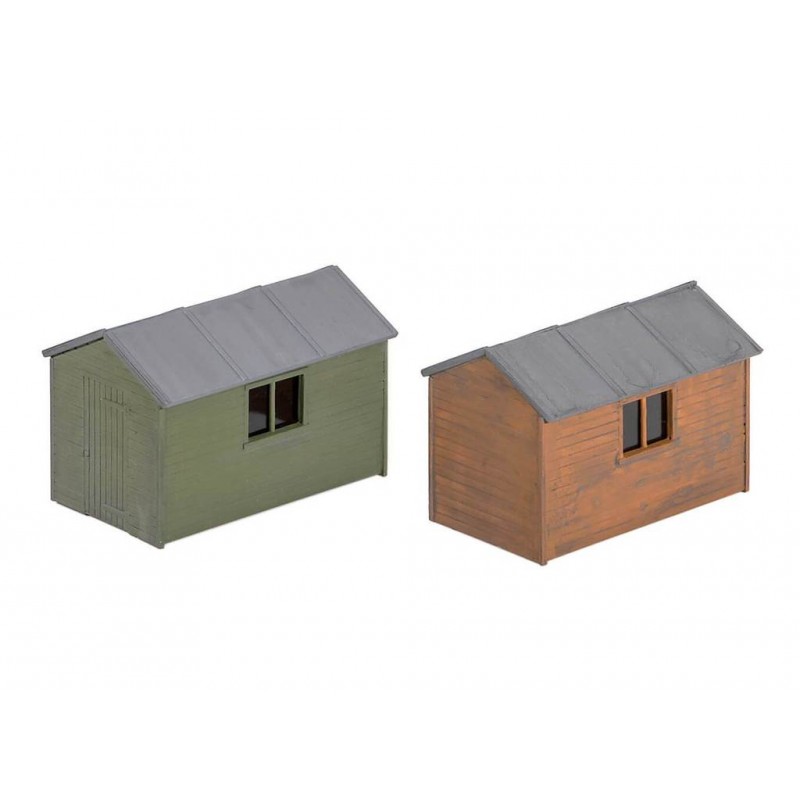 WILLS KITS Garden Sheds, Timber Type (2) OO/HO Gauge SS58