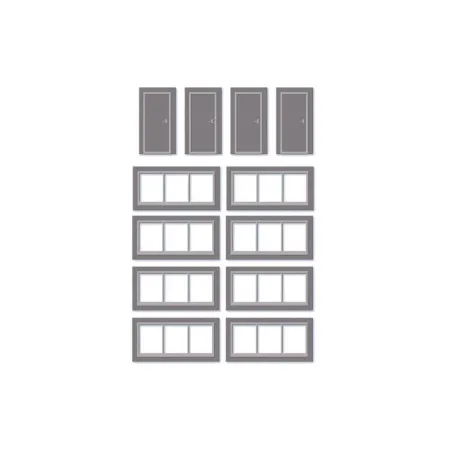 WILLS KITS Extra Window & Doors Kit OO Gauge SSM314