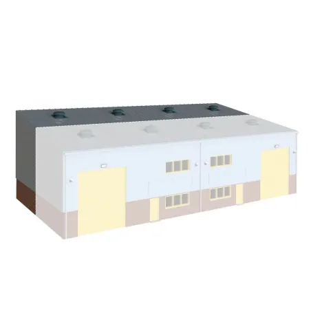WILLS KITS Industrial / Retail Unit Extension Kit OO Gauge SSM315