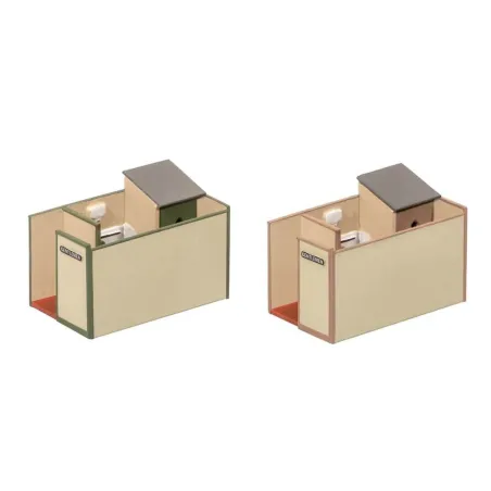 WILLS KITS Small Gents Toilet, Unroofed OO/HO Gauge SS65
