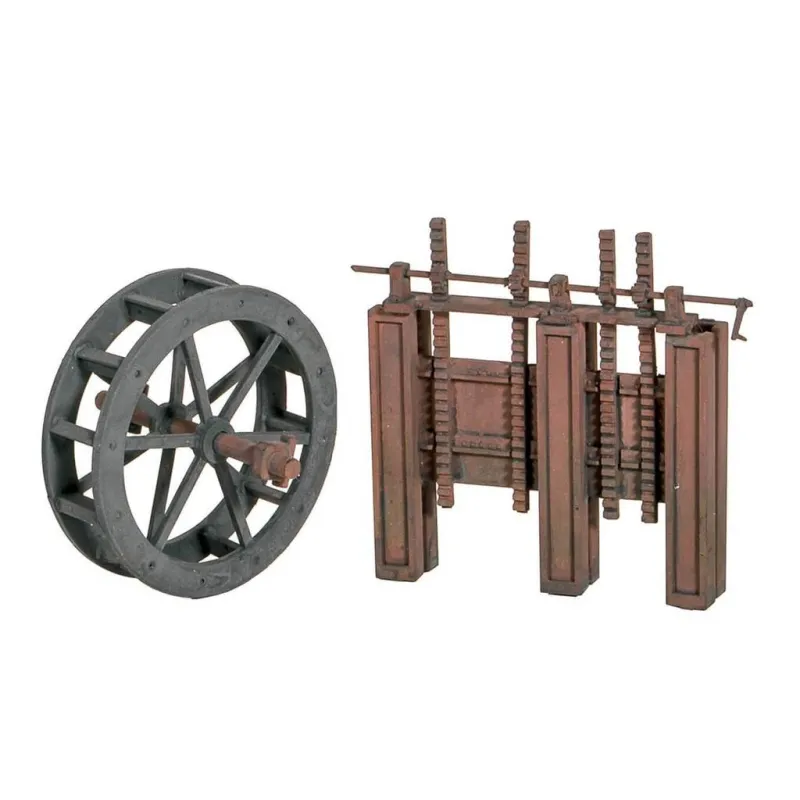 WILLS KITS Water Wheel & Sluice Gates OO/HO Gauge SS84