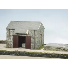 WILLS KITS Stone Goods Shed, Bank & Crane OO/HO Gauge CK15
