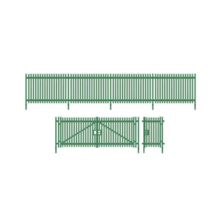 WILLS KITS Modern Palisade Fencing with Gates (1460mm) OO Gauge SSM316