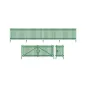 WILLS KITS Modern Palisade Fencing with Gates (1460mm) OO Gauge SSM316