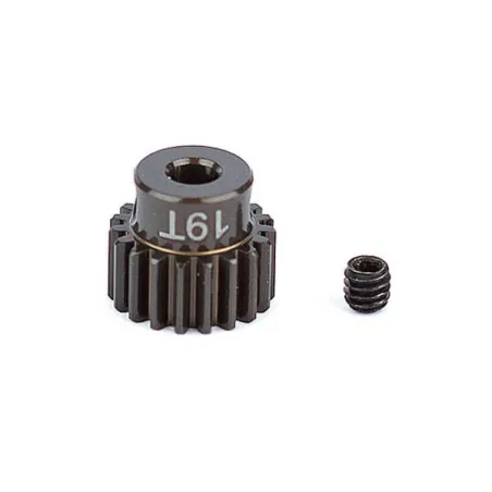 ASSOCIATED FACTORY TEAM ALUM. PINION GEAR 19T 48DP 1/8"SHAFT