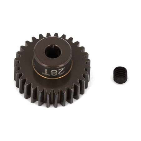 ASSOCIATED FACTORY TEAM ALUM. PINION GEAR 28T 48DP 1/8"SHAFT