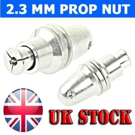 2.3mm Prop Nut Adaptor (Silver)