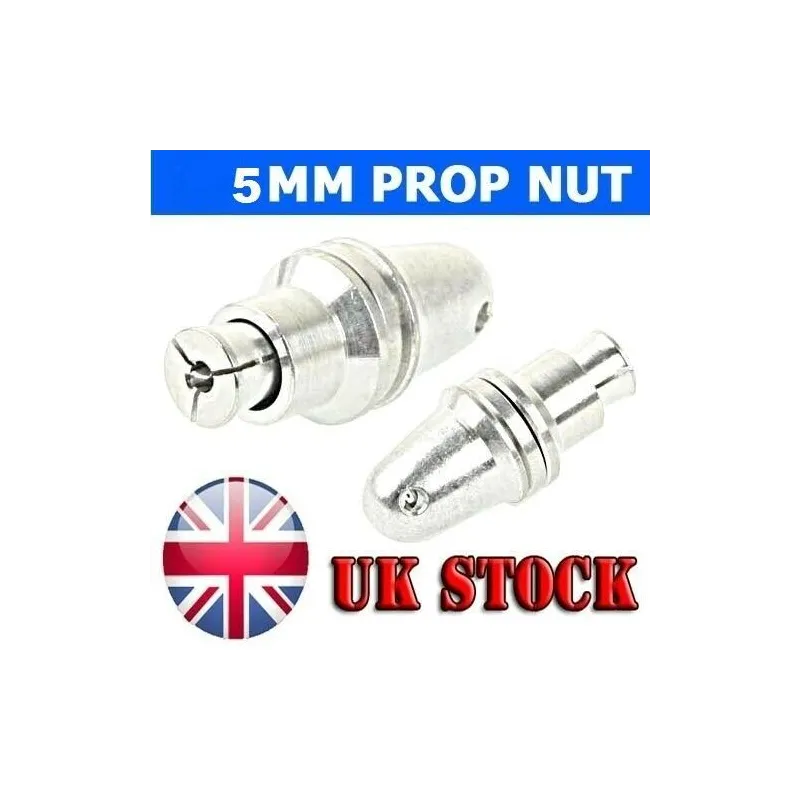 5mm Prop Nut Adapter (Silver) 5mm Prop Nut Adapter (Silver)