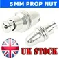 5mm Prop Nut Adapter (Silver) 5mm Prop Nut Adapter (Silver)