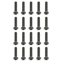 Team Associated M3 X 14 Button Head Hex Screws (10)